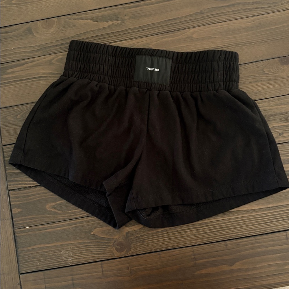 TALENTLESS Black‎ Stretch Shorts